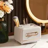 Nordic Tissue Box with Storage Box Simple Toilet Paper Holder Removable Tissue Case Napkin Holder Boxes for Home Living Room
