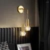 Wandlampen Moderne LED -lamp Retro Glass Stonces Turkse slaapkamerlampen Decoratie Decoratie Leuke waterdichte verlichting voor badkamer