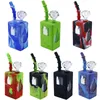 New Silicone Smoking Oil Burner Bubbler Pipes Bongs Dry Herb Tobacco Wax Smoke Games Console Water Hookahs Device