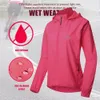 Cycling Jackets QUESHARK Women Windproof Waterproof Reflective Cycling Jacket Bicycle Long Sleeve Windbreaker Sleeveless Vest Bike Coat 231124