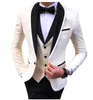 Мужские костюмы Blazers Burgundy Mens Suits Формальные свадебные черные шаль в лацка