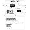 サウンドアクティブDMXステージ照明LEDライトレーザーRGBWエフェクトランプクラブディスコパーティーバー照明コラーブラックホワイト217K