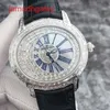 Ap Swiss Luxury Watch Orologio da uomo della serie Millennium realizzato in materiale platino 18 carati con un orologio meccanico automatico Full Sky Star sul retro, lussuoso orologio da uomo