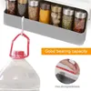 Kitchen Spice Rack Wall-mounted Spice Organizer Under Desk Drawer Seasoning Bottle Storage Holder Self-adhesive Kitcen Supplies