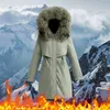 Vestes pour femmes 2023 femmes hiver chaud Parkas couleur unie à capuche fermeture éclair vers le bas manteaux épaissir veste avec poches ceinture taille pardessus vêtements d'extérieur