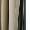 Vorhang 1 Paar Höhe verdickt einfarbig Kunstleinen 80%-90% Verdunkelungsvorhänge für Schlafzimmer Wohnzimmer Arbeitszimmer Stoff