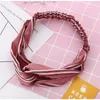 Hair Accessories 1PC Lady Knotted Striped Headband For Women AccessoriesTurban Elastic Ear Bands Stretch Head Wrap Girls Hats