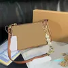 Designer-Underarm Bag women designer bags Classic Pearl Chain Small Square Bag Rabbit Bag