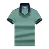 Polo shirt vêtements pour hommes desinger tops business Couleurs unies chemises imprimées simples et élégantes version européenne Revers manches courtes coupe décontractée chemises pour hommes Asie taille M 3XL