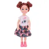 Accessori per bambole 14cm Kelly Doll Clothes Fashion Dress Casual Abbigliamento comodo Fit 1214cm5 Inch Girl Doll Our Generation Doll Giocattoli per bambini 230427