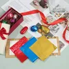 Emballage cadeau bonbons couture couleur fournitures de fête de mariage décoration dorée feuille d'aluminium chocolat paquet emballage en papier