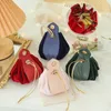 Geschenkwikkel Cosmetica met trekkoord Baby shower Wedding Pasting Tas Handtas Candy Box Lederen tassen