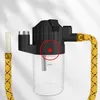 Nuovo stile nero USB narghilè elettrico kit fumo pipa ad acqua gorgogliatore bong tubi erba secca filtro per tabacco portasigarette tubo portatile rimovibile da viaggio