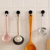 Hooks 10Pcs Self-adhesive Wall Hook Strong Bathroom Door Kitchen Towel Home Storage Accessories No Trace