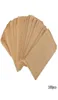 Jardinières pots 100pcack kraft en papier graine enveloppes mini paquets jardin sac de rangement de maison de rangement