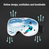 Maschere da sci Doppi strati UV400 Antifog Maschera grande Occhiali Sci Neve Uomo Donna Snowboard Occhiali da sole Occhiali 231127
