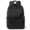 School Bags Backpacks Style Men's Business Backpack Nylon Solid Color Large Capacity Student Schoolbag Travel Backpack on Sale 230426