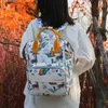 Diaper Bags Mom Baby Milk Diaper Printed Shoulder Printed Designer Bag Mommy Bag Lightweight Multi Functional Large Capacity Backpack Q231127