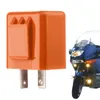 Relais clignotant LED 12V 2 broches fréquence réglable des clignotants relais indicateur clignotant pour accessoires de moto moto