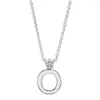 Chains Pan 925 Sterling Silver 1:1 Ladies Temperament Simple Smile Daisy Love Star Leaf Crown Round Necklace Jewelry