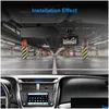 Car Dvr Car Dvrs Real Hd 1080P Dash Cam Dvr Enregistreur vidéo Cycle Enregistreurs d'enregistrement Vision nocturne Grand Angle Dashcam Caméra Registraire Otjm8