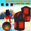 Herenvesten 16 plaatsen Zelfverwarmend vest Heren Dames USB-verwarmde jas Verwarmingsvest Thermische kleding Jachtvest Winterverwarmingsjas M-5XL 231127