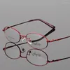 Lunettes de soleil Cadres Lunettes Lunettes optiques Lunettes Cadre pour lunettes pour femmes 5 couleurs de mode Or Argent Rouge Rose Violet Lady Eye