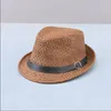 Boinas de fashion praia chapéu de palha de jazz ao ar livre panamá tampa homem homem lady lady fedora top sun taps suprandable casual browler chapéus