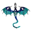 Cristal Vintage Dragon volant broches pour femmes grand dessin animé Animal broche broche mode robe manteau accessoires mignon bijoux