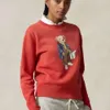 Polo Polo Felpa con cappuccio Designer Felpe con cappuccio Ralph Polo da donna Sweatershirt Camicie a maniche lunghe Laurens Autunno Top Donna Felpa con cappuccio Little Bear 126