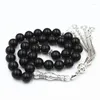 Strand Middle East Beads Bracelet Tassel Pendant 33 Prayer Islam Muslim Tasby Muhammad Rosary Agate Bracelets