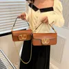 7AデザイナーハンドバッグZhuangzhou Bags 2023 New Korean Edition Trendy Simple Crossbody女性のシングルショルダーチェーンアームX99DT