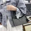 Nytt modebling Rhinestone Evening Bag Classic Women Handbag Crossbody Shoulder Bags Kvinnor armhålväskor293o