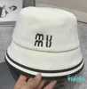 Lettre rayée douce fille shopping spectacle visage petit chapeau seau japonais mignon