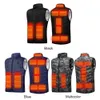 Men's Vests Unisex Heated Vest Coat 9 Heating Areas Intelligent Heating Jackets Washable Lightweight with Zip USB Camping Outdoor Sportswear 231127