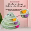 Toys Interactive Tower Cat Toy Turntable Roller Balls Toys For Cats Kitten Play Games Interactive Pets Supplies Accessories