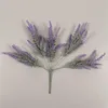 Fleurs décoratives Artificielle Lavande Bouquet En Plastique Violet Faux Plante Pour Mariage Décor À La Maison Bureau Jardin Patio Décorations