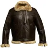 Men's Jackets 2023 Autumn And Winter Leather Jacket Mens Casual Outdoor Warm Parker Pilot Fur OnePiece Style 231127