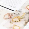Zilver 18k gouden stenen Plating bruiloft verlovingsringen voor vrouwen luipaard diamanten ring mannen
