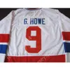 Custom Gordie Howe Hockey Jersey WHA 79 NOWOŚĆ STITCHED S-M-L-XL-XXL-3XL-4XL-5XL-6XL