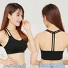 Yoga Outfit Push Up Gym Women For Fitness Sports Wear Bra Crop Top Cup A-D Black White Running Haut Femme Sujetador Deportivo Mujer