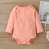 Clothing Sets Warm Clothing Sets Autumn Coat Winter Newborn Infant Baby Boys Girls Vests Jacket+Cotton Long Sleeve Romper+Pants Suits R231127