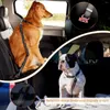 Colliers de chien harnais réglable pour animal de compagnie chiot chaton véhicule sécurité ceinture de sécurité laisse produits pour animaux de compagnie laisses pour chiens en plein air