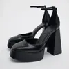 Dress Shoes 2023 Spring herfst Japanse stijl Mary Jane dames platform dikke hiel ondiepe ronde teen stevige kleurpompen