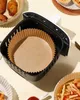 100 pcs Air Fryer Liners Disposable Paper Liner for Baking Roasting Microwave