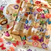 Gift Wrap 35 Sheet Of Transparent Floral Stickers For Plants In Bottles PET Sticker Pack DIY Scrapbook Diary Aesthetic