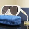 zonnebril designer zonnebril luxe zonnebril voor vrouwen mannen mode stijl zomer gepolariseerde zonnebril lenzenvloeistof benen met letters uv400 lens unisex met doos