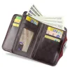 Hommes PU Portefeuilles Pliable Multifonction Insérer Photo Licence Coin Dollars Zipper Purse 3 Couches Crédit ID Titulaire De La Carte Sac Portefeuille