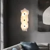 Стеновая лампа современная гостиная мраморная светодиод