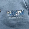 UK London Trapstar T-Shirt Chenille Decoded Chort Set-CITADEL/WHITE 1 1 Bestickter Trainingsanzug in Top-Qualität, EU-Größen XS-XXL